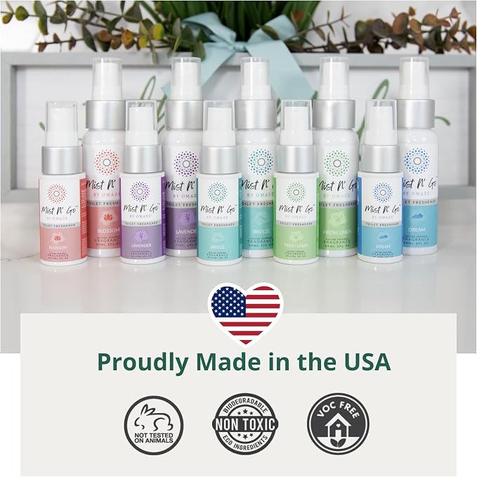 Mist N' Go Omaze Travel Toilet Spray Odor Eliminator - Image 6