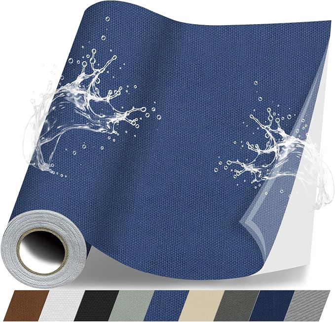 Fabric Repair Patches, 17X79 Inch Canvas Self-Adhesive Fabric Patches Tape by Lifeshoon
