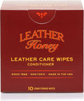 Leather Honey Conditioner Wipes: Restore Leather On-The-Go. Protect & Condition by LeatherHoney