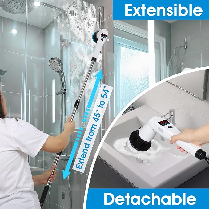 Electric Spin Scrubber, Shower Scrubber - Image 6