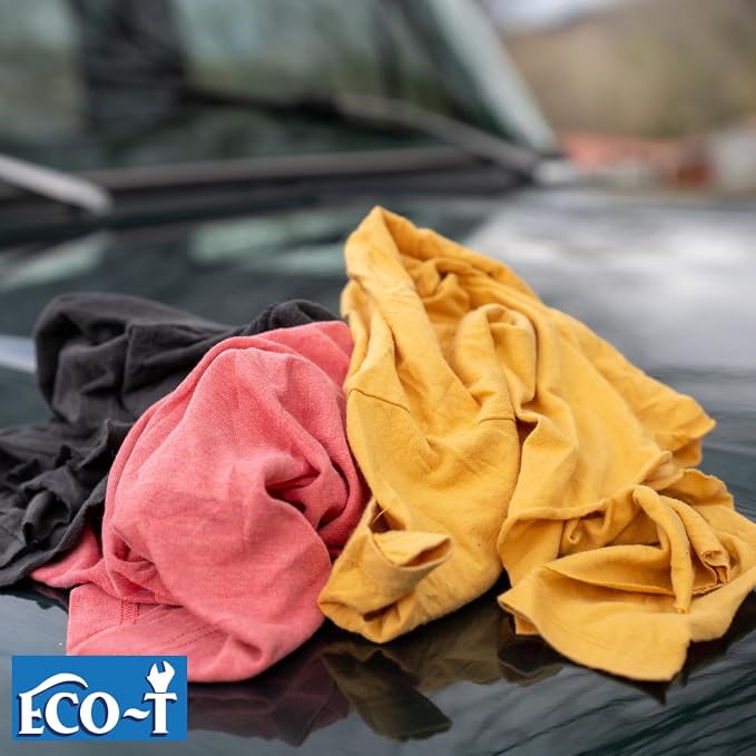 6 x 4 Lb Bags Eco-T Mechanic Shop Rags - Image 6
