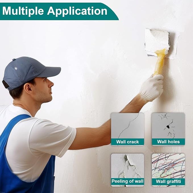19 Pack Drywall Repair Kit for Large Holes, 2/4/6/8 Inch Dry Wall Patch Kits - Image 4
