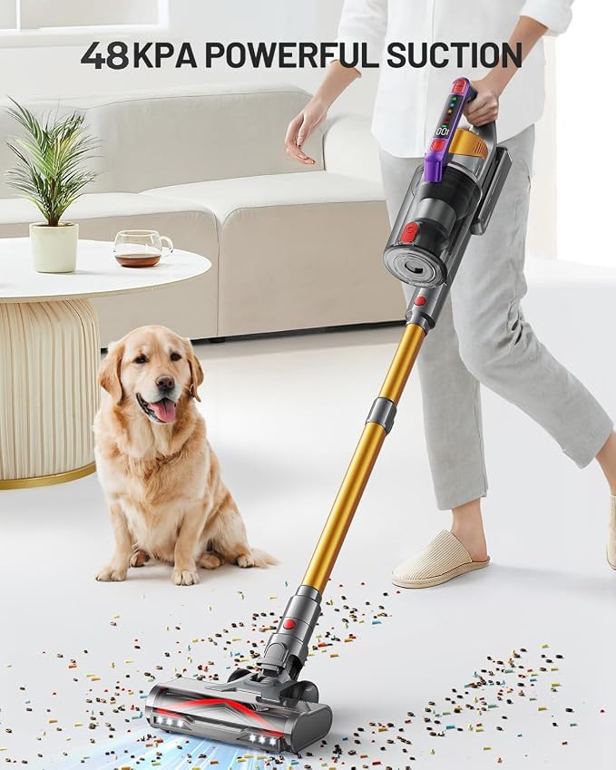 Cordless Vacuum Cleaner, 580W 48KPA 70Mins Vacuum Cleaners - Image 2