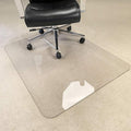 3Pack Crystal Clear 1/5" Thick 47" x 35" Heavy Duty Hard Chair Mat, Can be Used by MuArts
