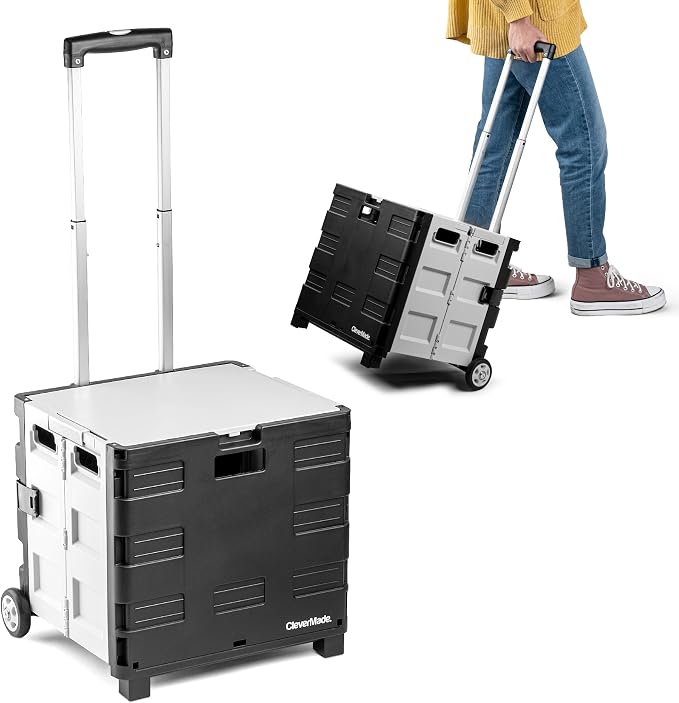 CleverMade Collapsible Wheeled Crate by CleverMade