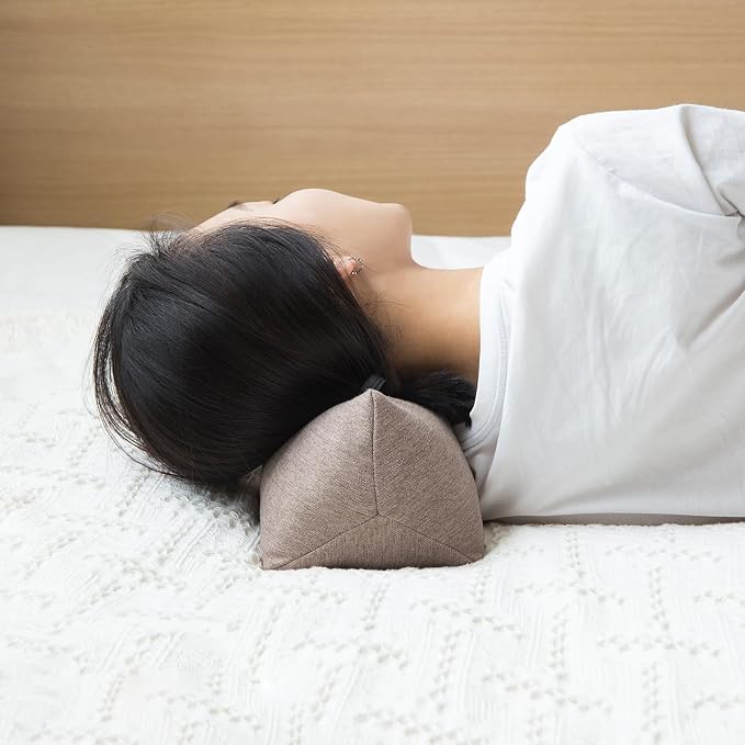 Buckwheat Neck Support Pillow Cervical Neck Cylinder Bolster Pillow, Buckwheat - Image 3
