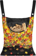 Maple Leaf Handy Laundry Clothespin Bag Holds 100 Medium-Sized Clothes Pins by CREAMIC
