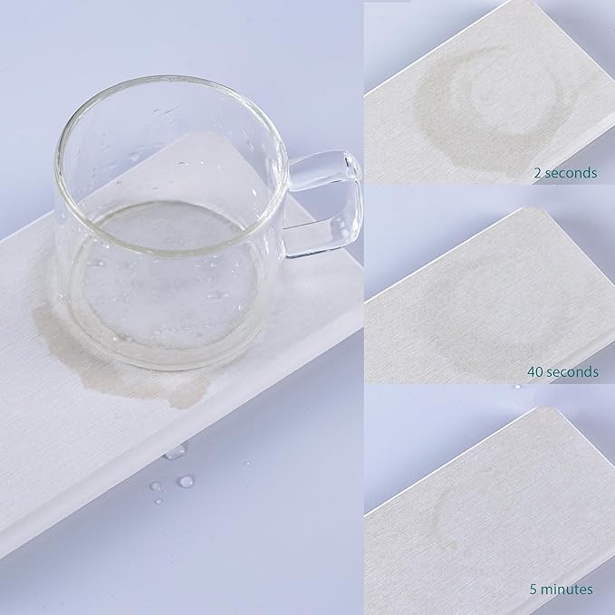 2 Pcs Water Absorbing Stone Trays, Kitchen/Bathroom Sink Soap Dish, Diatomite - Image 6