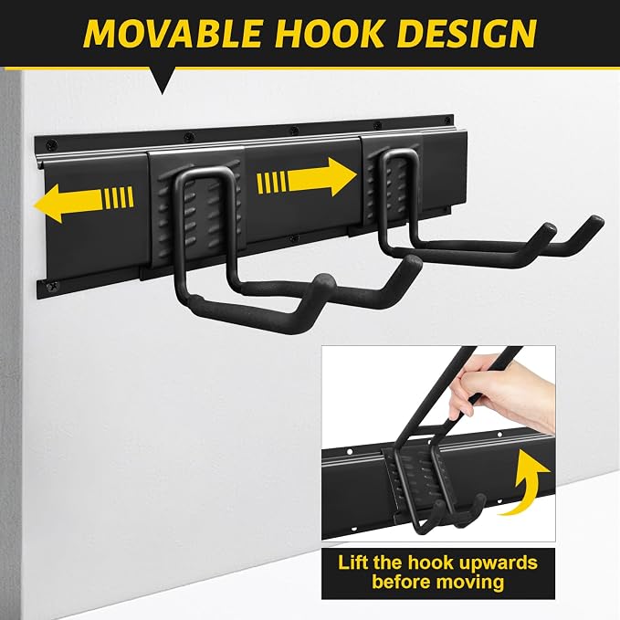 Garage Tool Organizer Wall Mount, 48 Inches Garden Tool Organizer - Image 3
