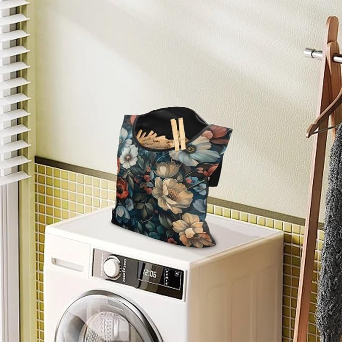 Art Flowers Clothes Pin Bag Holder - Image 3