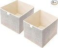 Storage Baskets, 11.8-Inch Woven Fabric Bins, Storage Cubes by EITMOW