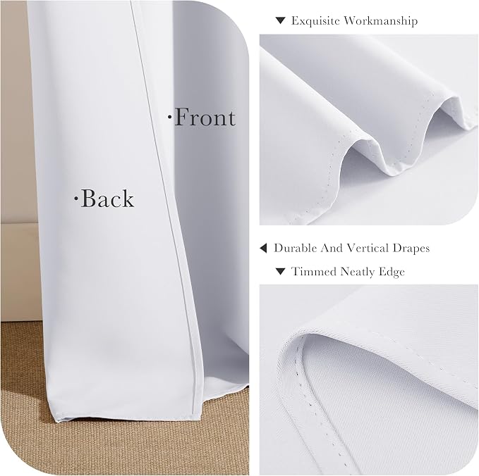 PONY DANCE White Window Curtains - Image 5