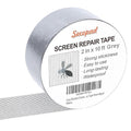 Grey Window Screen Repair Tape, 2IN X 10FT Screen Repair Kit by Secopad