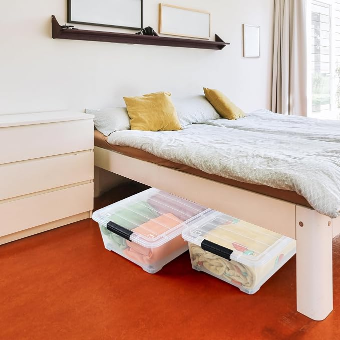 20 Quart Under Bed Plastic Storage Bins - Image 5