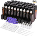 ULG 48-Pack Essential Oil Roller Bottles 10ml, Empty Bottles by ULG
