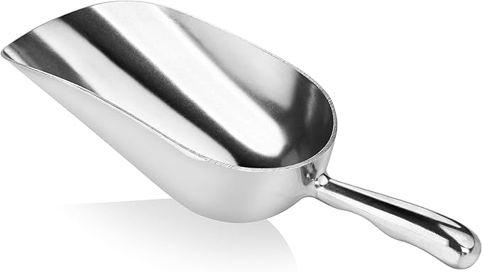 New Star Foodservice 34523 One-Piece Cast Aluminum Round Bottom Bar Ice Flour by NewStarFoodservice