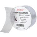 Grey Window Screen Repair Tape, 2IN X 15FT Screen Repair Kit by Secopad