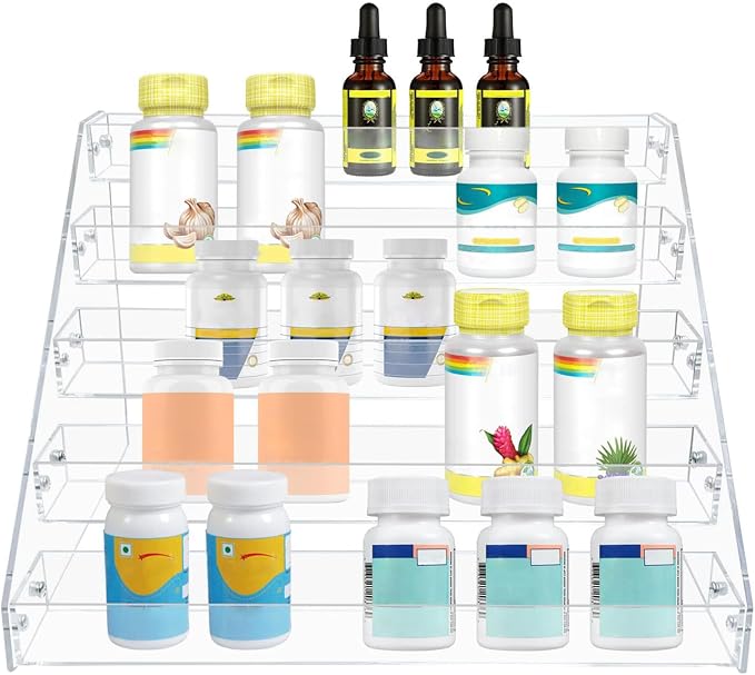 PMMASTO Tiered Spice Rack, Seasoning Organizer, Kitchen Organization and Storage - Image 7