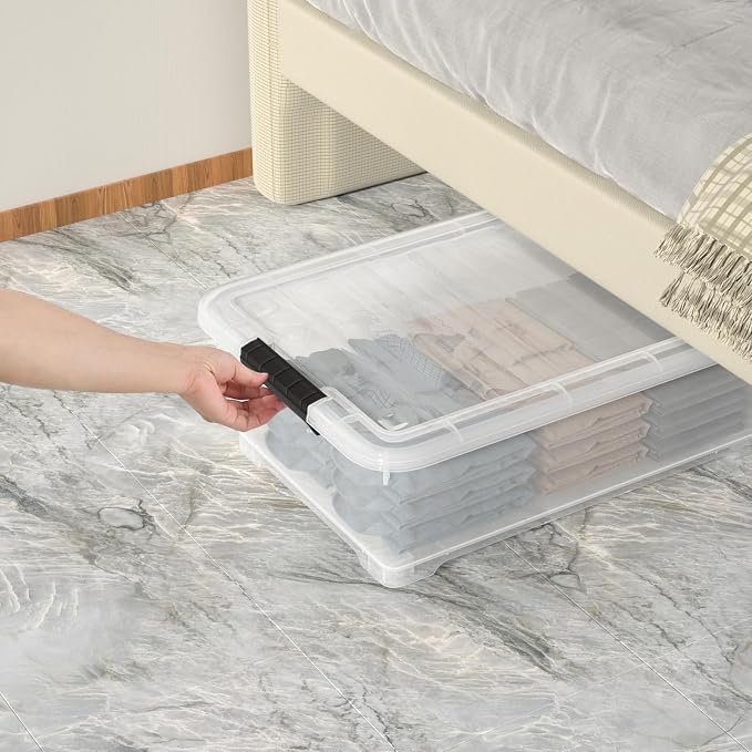 20L Under Bed Storage Containers, Closet Organizers and Storage Bins, Under Bed - Image 5
