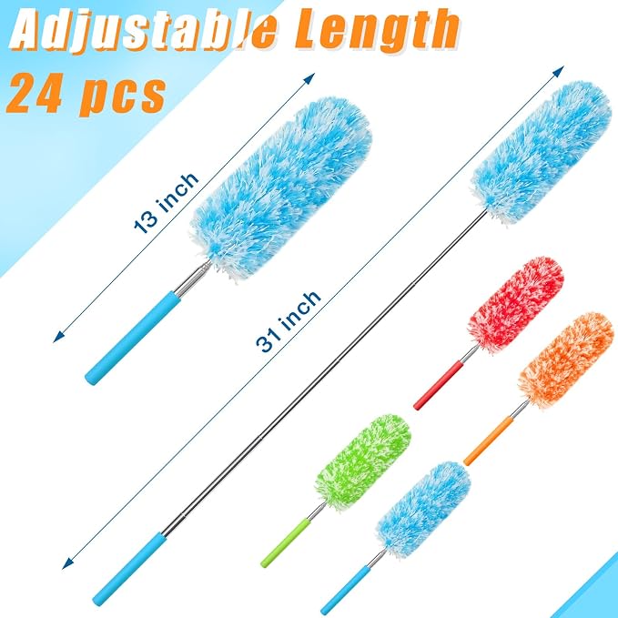 Tanlade 24 Pcs Microfiber Feather Duster - Image 2