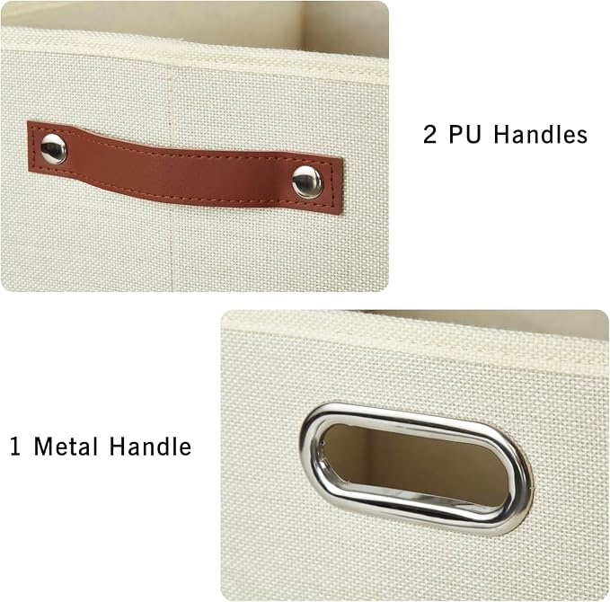 3-Pack Foldable Fabric Storage Bins - Image 4