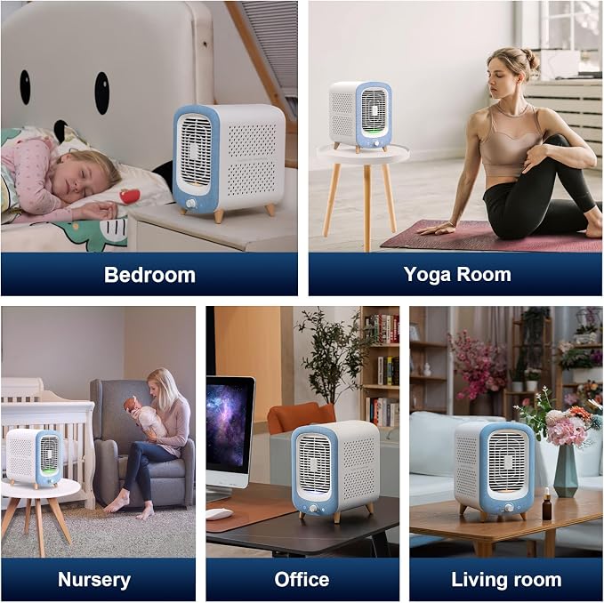 Jafanda Air Purifier for Home Bedroom 780sq ft, HEPA & Activated Carbon - Image 7
