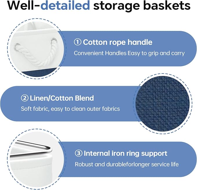 13x13 Inch Cube Storage Bins - Image 7