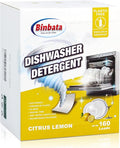 Eco Dishwasher Detergent Sheets Up To 160 Loads, Citrus Lemon Scent Plastic by Binbata