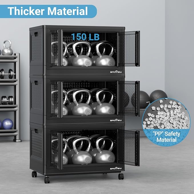 BROVIEW 300Qt Stackable Storage Bins - Image 4