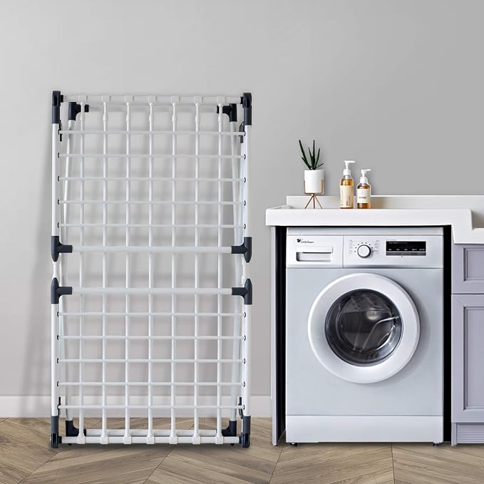 Clothes Drying Rack, Gullwing Laundry Rack Adjustable and Foldable - Image 3