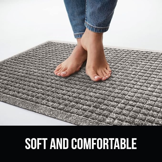 GORILLA GRIP Front Door Mat, Indoor Outdoor Ultra Absorbent HydroAbsorb Doormat - Image 8