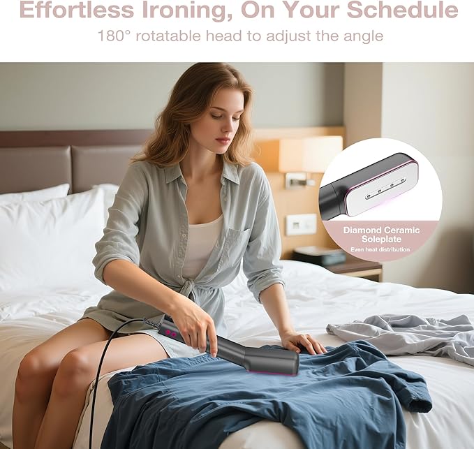 Newbealer 3in1 Clamp Travel Steam Iron - Image 6