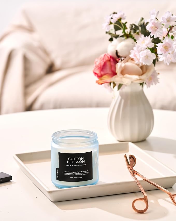 M&SENSE Clean Cotton Scented Candle - Image 8