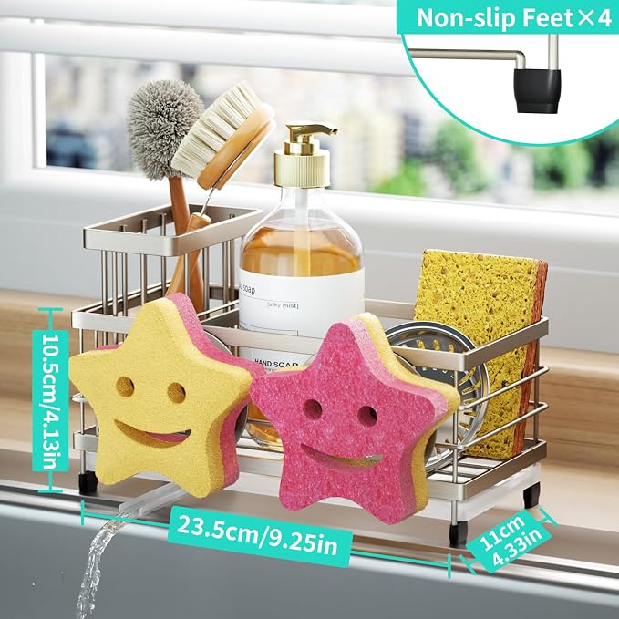 HapiRm Sink Caddy Sponge Holder - Image 6