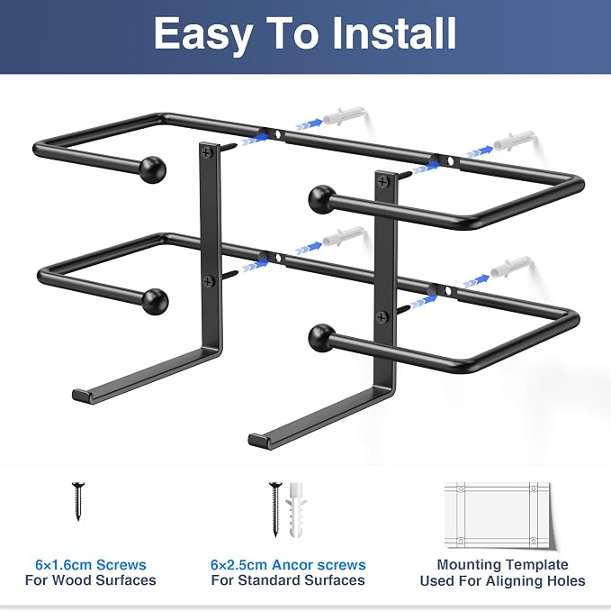 Glove Box Dispenser Wall Mount: Black Holder Organizer - Image 3