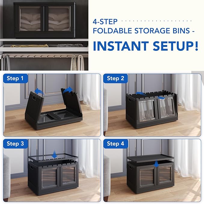 FLEXIMOUNTS 75 QT Stackable Storage Bins - Image 8