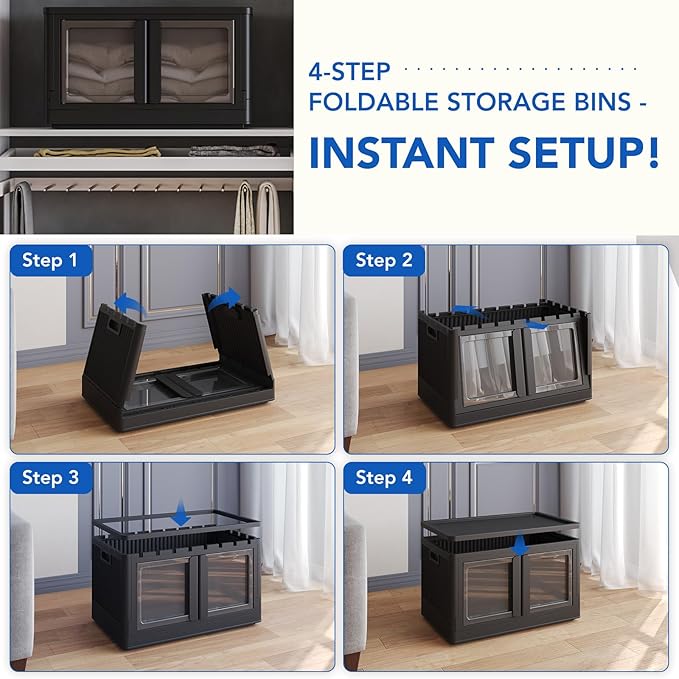 FLEXIMOUNTS 228 QT Stackable Storage Bins - Image 2