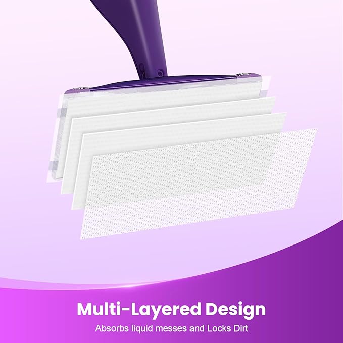 Disposable Wet Pads Refill for Swiffer WetJet Mop, Living Room Cleaning - Image 5