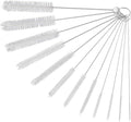 Straw Cleaner Brushes Sets, 12 Pieces 8.2 Inch Botthle Cleaning Brush and Nylon by Ixiaoyoo