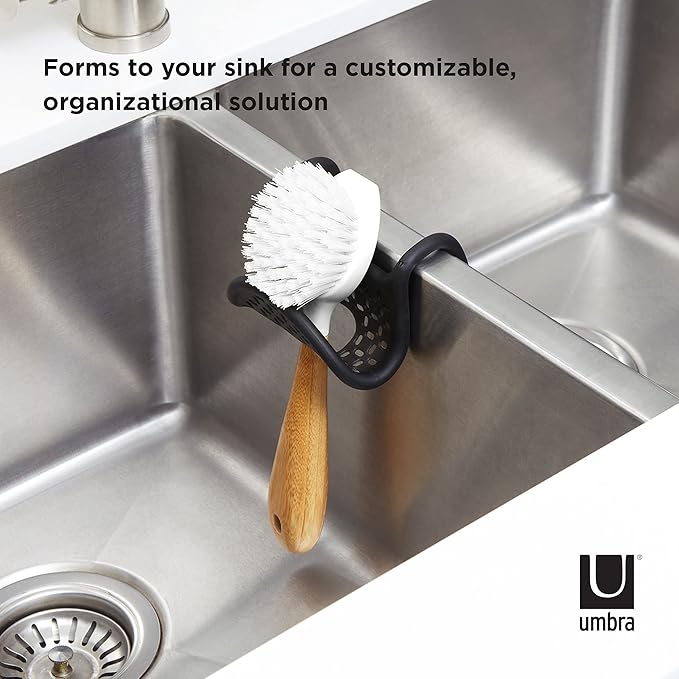 Umbra Sling Kitchen Sink Accessory, Single-Sided Sponge Holder - Image 4