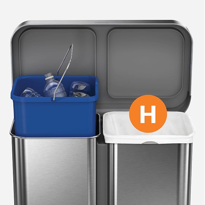 simplehuman Code H 100 Count, Dispenser Pack Custom Fit Liners, Drawstring - Image 4