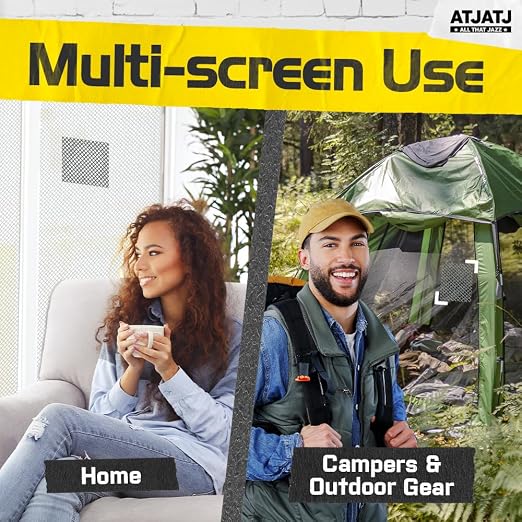 2in x 30ft Window Screen Repair Tape, Screen Door Replacement Kit, Mosquito Net - Image 8