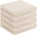 Homaxy 100% Cotton Terry Kitchen Towels, Checkered Designed, Soft and Super by Homaxy