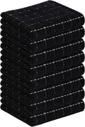 Homaxy 100% Cotton Terry Kitchen Towels, Checkered Designed, Soft and Super by Homaxy