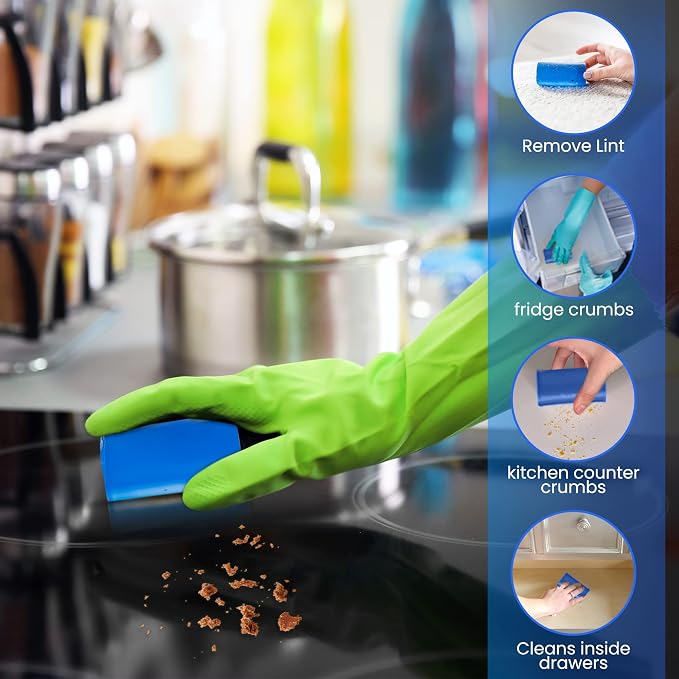 Tackzo Reusable and Washable Lint Roller Multi-Purpose Travel Lint Remover - Image 3