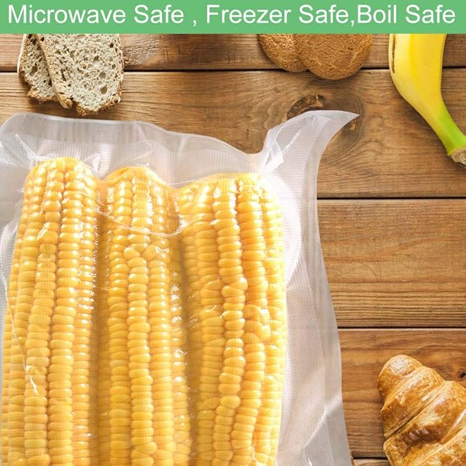 O2frepak Large Gallon 4mil 11.5" x 18.5" Thick Vacuum Sealer Bags - Image 7