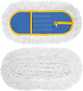 16 Inch Commercial Dust Mop Replacement Heads, 2 Pack Heavy Duty Industrial by SOBONNE
