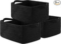 OIAHOMY Cotton Rope Woven Baskets by MasterofSpaceOptimization