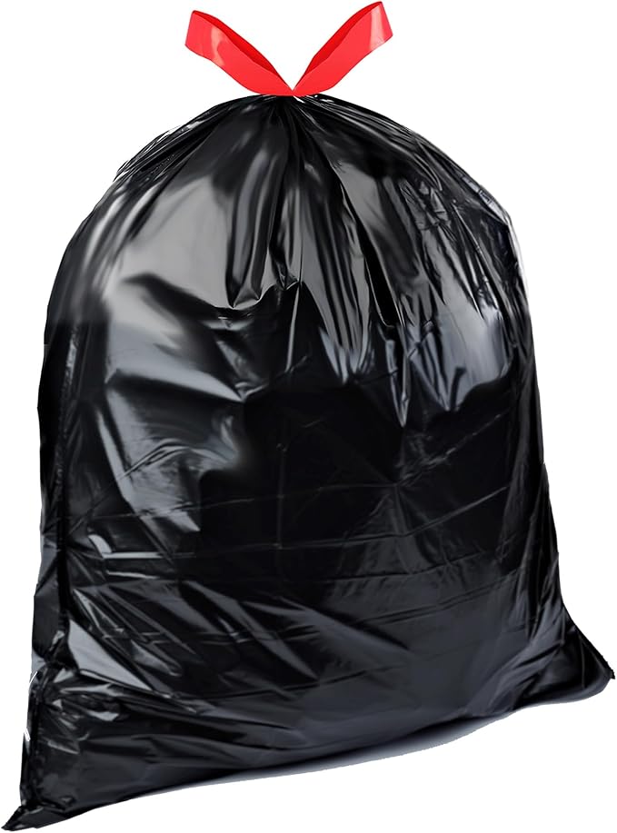 Amazon Basics 39 Gallon Lawn & Leaf Heavy Duty Drawstring Trash Bags, 20% Post - Image 2