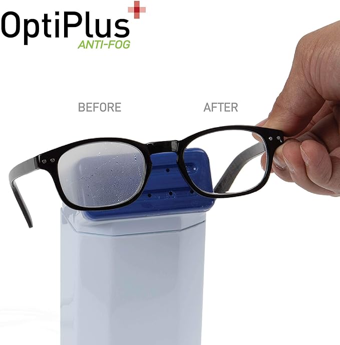 OptiPlus Anti-Fog Lens Cleaning Spray and Dual Microfiber Cloth | Streak-Free - Image 5